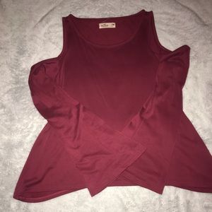 Hollister off the shoulder shirt!